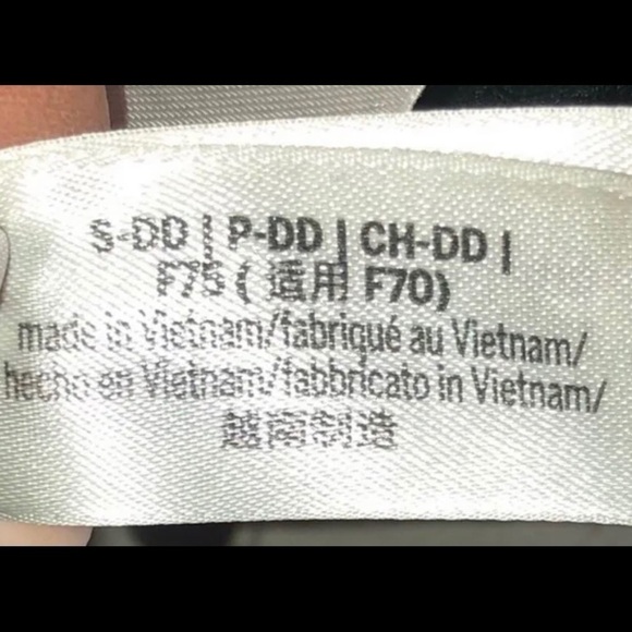 VS Pink Bonded Bra black and white tie dye Small - Picture 7 of 8